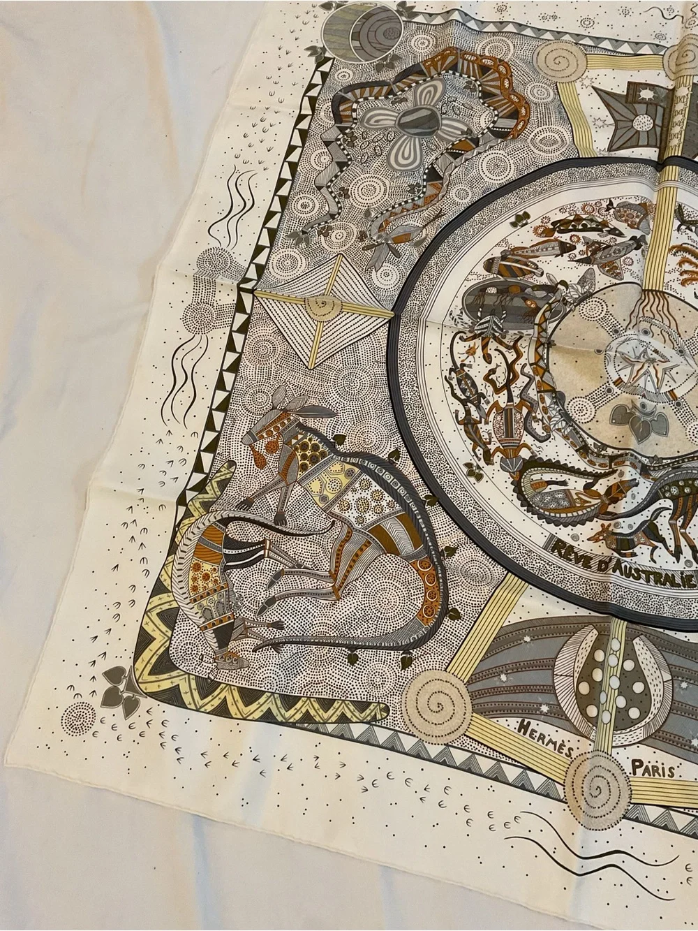 Hermes Reve D’Australia Silk Scarf